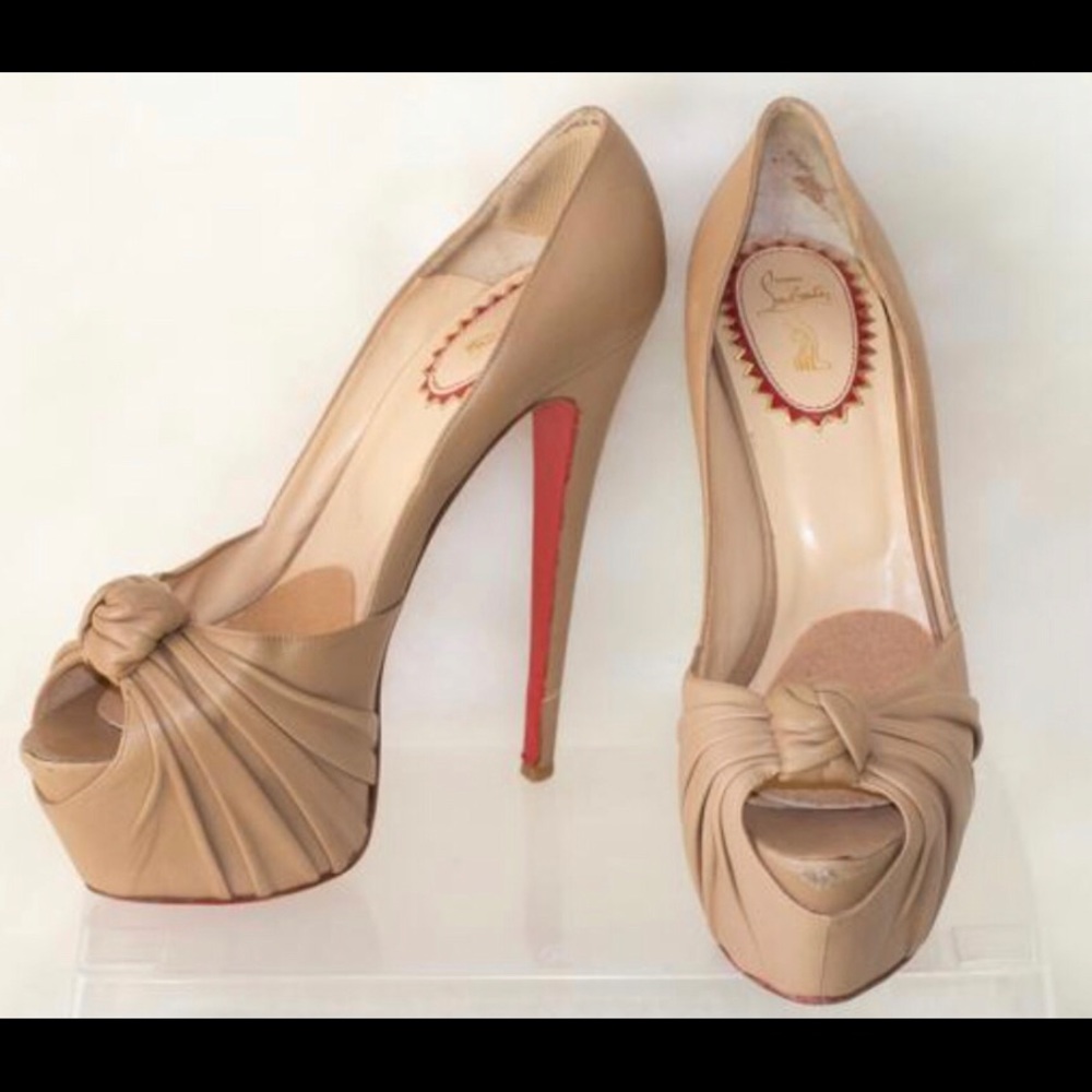 Beige Lady Gres Leather Pumps size 41